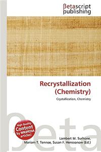 Recrystallization (Chemistry)