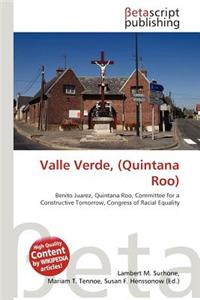 Valle Verde, (Quintana Roo)