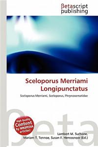 Sceloporus Merriami Longipunctatus