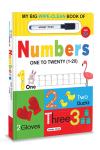 My Big Wipe And Clean Book of Numbers for Kids : 1 to 20