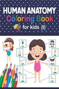 Human Anatomy Coloring Book For Kids