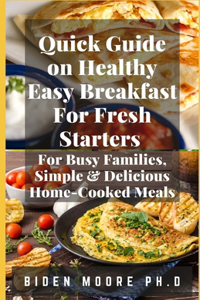 Quick Guide on Healthy Easy Breakfast For Fresh Starters