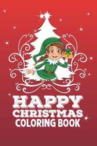 Happy Christmas Coloring Book