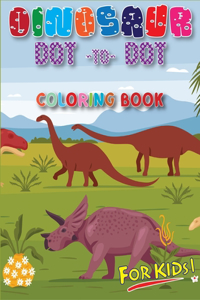 Dinosaur Dot To Dot Coloring Book For Kids