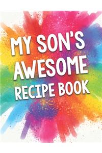 My Son's Awesome Recipe Book