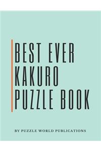 Best Ever Kakuro Puzzle Book