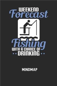 WEEKEND FORECAST FISHING WITH A CHANCE OF DRINKING - Mindmap