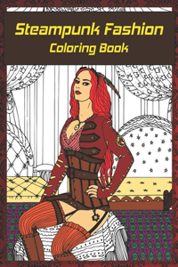 Steampunk Fashion Coloring Book