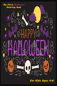 My First Halloween Coloring Book for Kids Ages 4-8