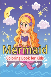 Mermaid Coloring Book for Kids