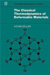 Classical Thermodynamics of Deformable Materials