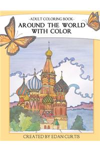 Adult Coloring Book Around the World With Color