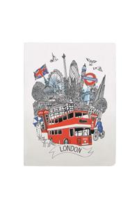 London Handmade Silkscreened Journal