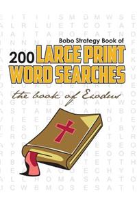 Bobo Strategy Book of 200 Large Print Word Searches