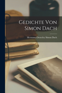 Gedichte von Simon Dach