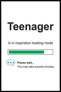 Teenager is in Inspiration Loading Mode