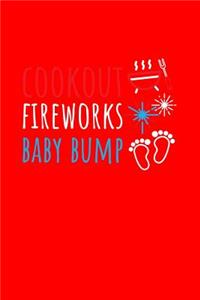 Cookout Fireworks Baby Bump