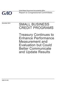 Small Business Credit Programs