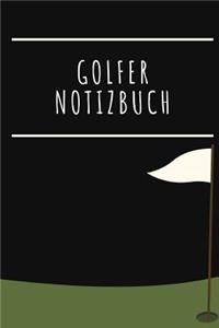 Golfer's Notizbuch