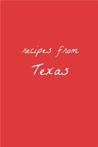 Recipes from Texas