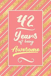 42nd Birthday Journal