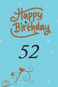 Happy birthday 52