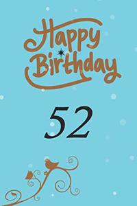 Happy birthday 52