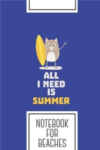 Notebook for Beaches