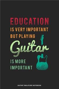 Guitar Tablature Notebook