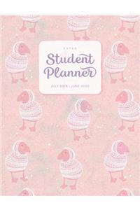 Dated Student Planner July 2019 - June 2020