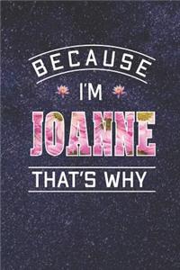 Because I'm Joanne That's Why