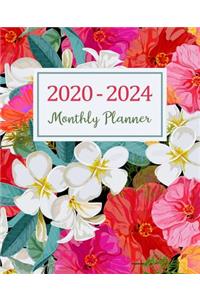 2020-2024 Monthly Planner