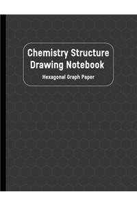 Chemistry Structure Drawing Notebook Hexagonal Graph Paper