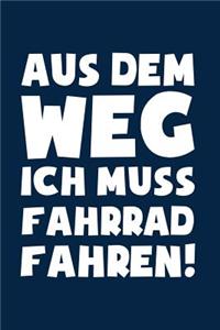 Muss aufs Fahrrad!