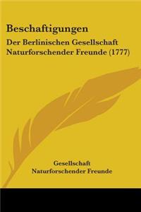 Beschaftigungen
