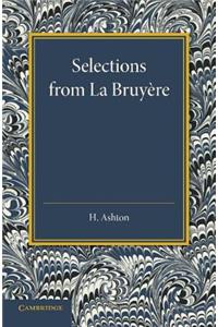 Selections from La Bruyère