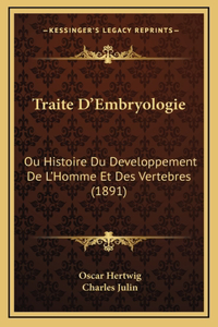 Traite D'Embryologie