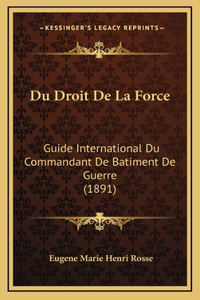 Du Droit De La Force