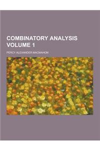Combinatory Analysis Volume 1
