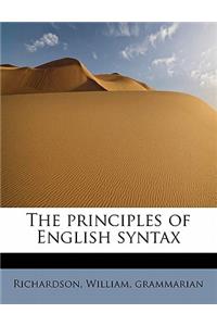 The Principles of English Syntax