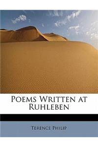 Poems Written at Ruhleben