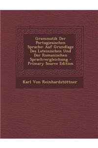 Grammatik Der Portugiesischen Sprache