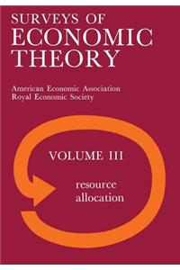 Surveys of Economic Theory