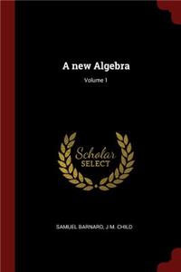 A New Algebra; Volume 1