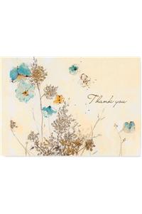 Ty Note Watercolor Flowers