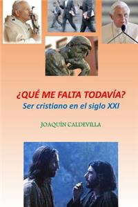 ¿Qué me falta todavía?