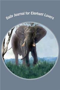 Daily Journal for Elephant Lovers