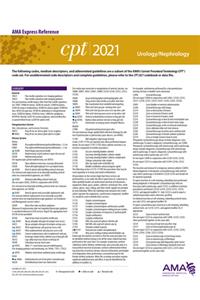 CPT 2021 Express Reference Coding Card: Urology/Nephrology