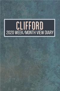 CLIFFORD 2020 Week/Month View Diary
