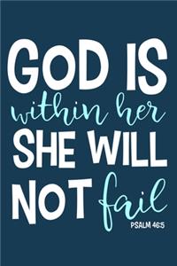 God Is Within Her She Will Not Fail Psalm 46